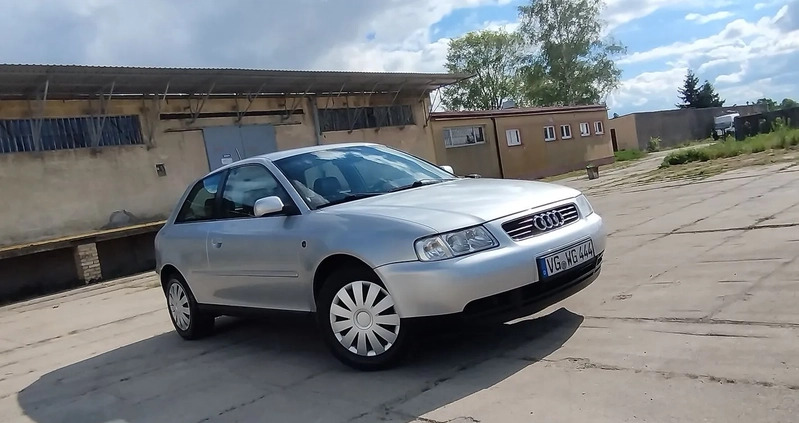 Audi A3 cena 4900 przebieg: 257408, rok produkcji 2000 z Miłakowo małe 704